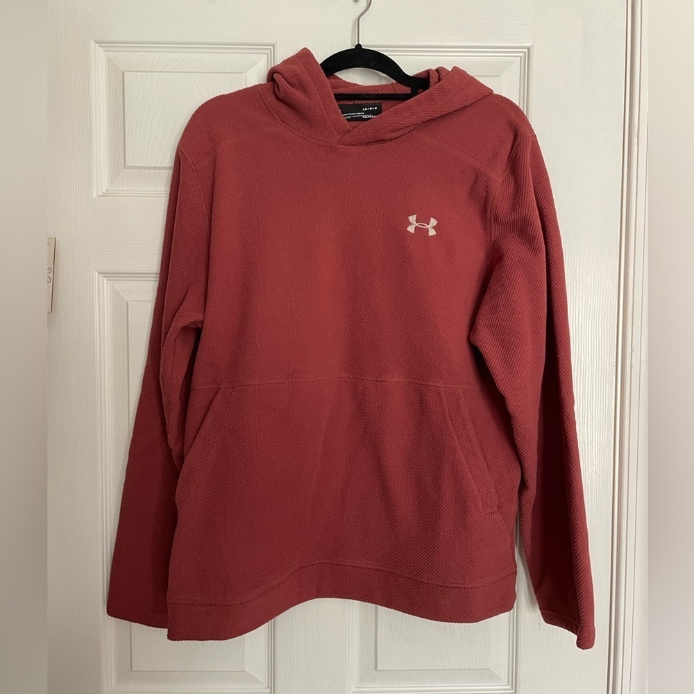 Under Armour COLDGEAR  Men's Red Sweatshirt Sweater Large